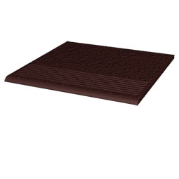 Клинкерная ступень плоская Natural Brown Duro 300x300x10 мм Paradyz