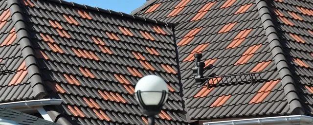 Черепица, дымоходы, окна, водостоки